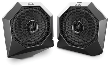 Two Speaker, Dual Amplifier, And Single Subwoofer Polaris Rzr Audio System