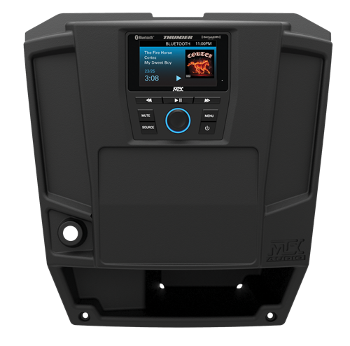 Two Speaker, Dual Amplifier, And Single Subwoofer Polaris Ranger Audio System