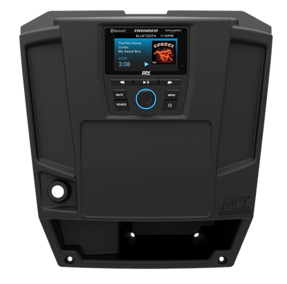 Two Speaker, Dual Amplifier, And Single Subwoofer Polaris Ranger Audio System