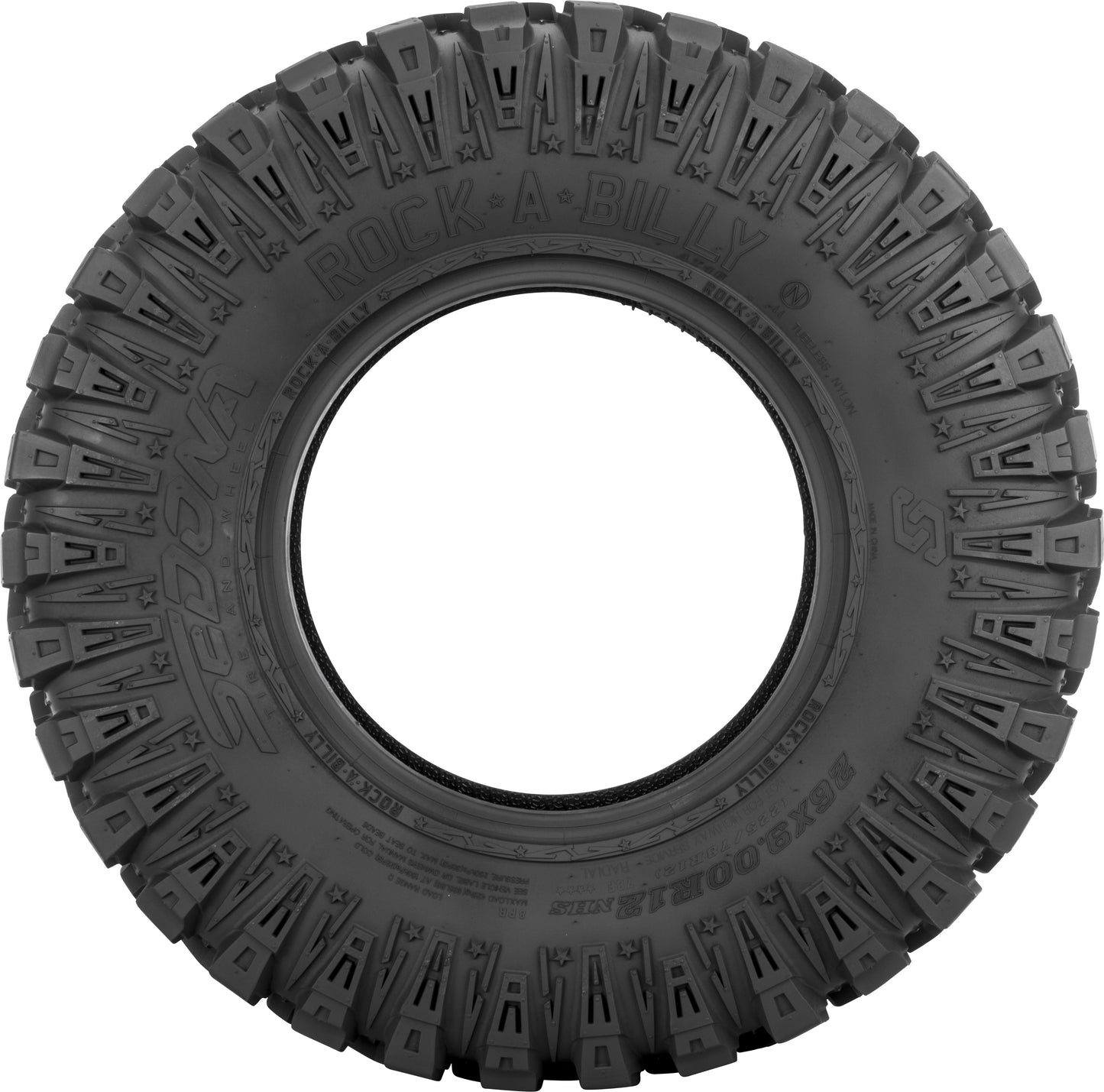 Rock-A-Billy Tire PR-8 PSI-8 Radial Construction