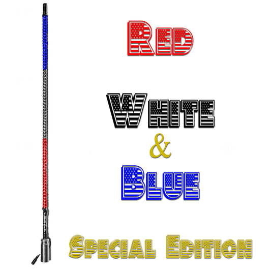 5150 Whips Red, White, & Blue Special Edition Hyper Whip