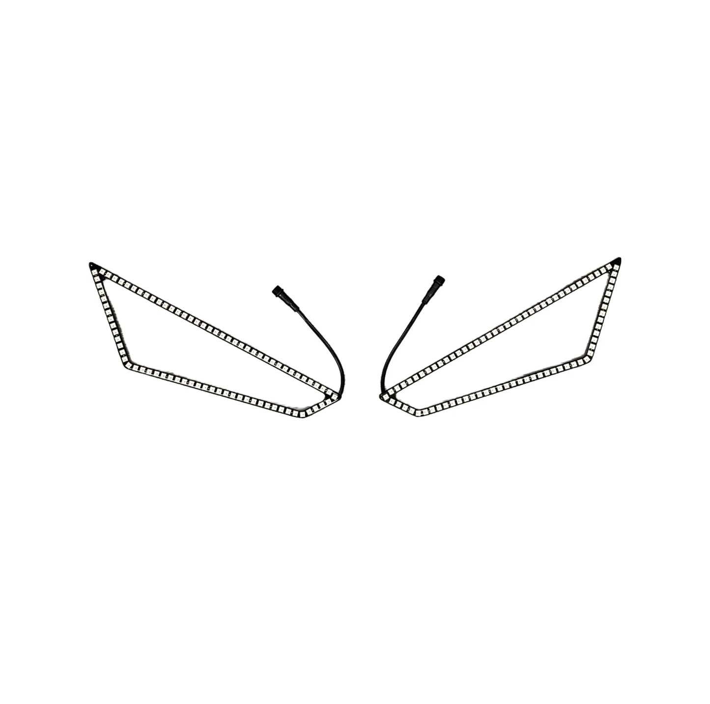 5150 Whips 187 Style Rzr Pro Xp/pro R Halos W/ Control Harness