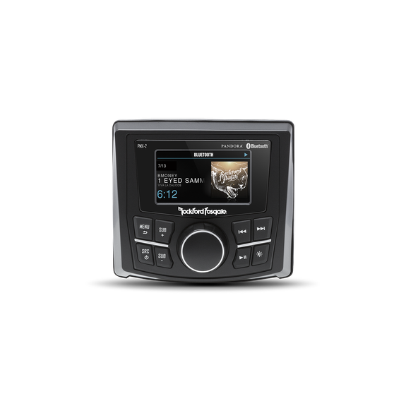 Punch Marine Compact AM/FM/WB Digital Media Receiver 2.7" Display
