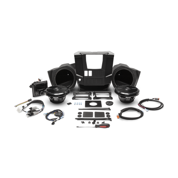 Stereo and front lower speaker kit for select RANGER® models (Gen-1)