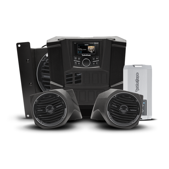 400 watt stereo, front lower speaker, and subwoofer kit for select RANGER® models (Gen-1)