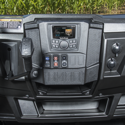 400 watt stereo, front lower speaker, rear speaker, and subwoofer kit for select Polaris RANGER® models (Gen-1)