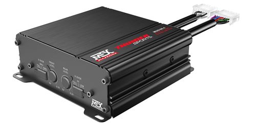 Polywrite Rms 4 Channel 400-watt Rms 4-channel Powersports Amplifier – Alpine Powersports