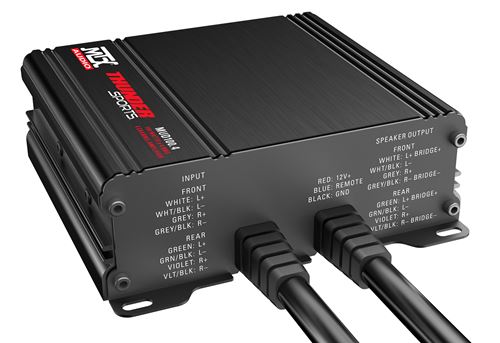 Polywrite Rms 4 Channel 400-watt Rms 4-channel Powersports Amplifier – Alpine Powersports