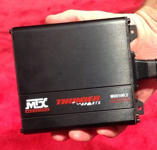 Polaris Rzr Bluetooth Overhead Audio Sound Bar With 2-channel Amplifier And 2 Roll Cage Speaker System