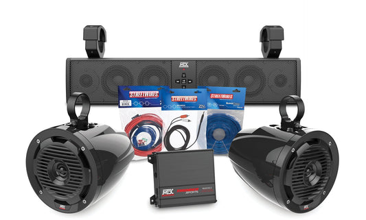 Bluetooth Soundbar And Rear Speaker Package For Honda Pioneer