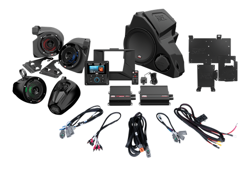5-speaker Audio System For 2014+ Polaris Rzr Vehicles