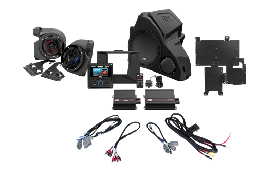 3-speaker Audio System For 2014+ Polaris Rzr Vehicles