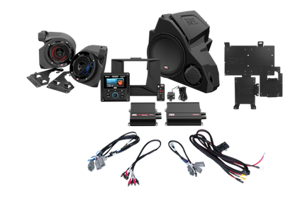 3-speaker Audio System For 2014+ Polaris Rzr Vehicles