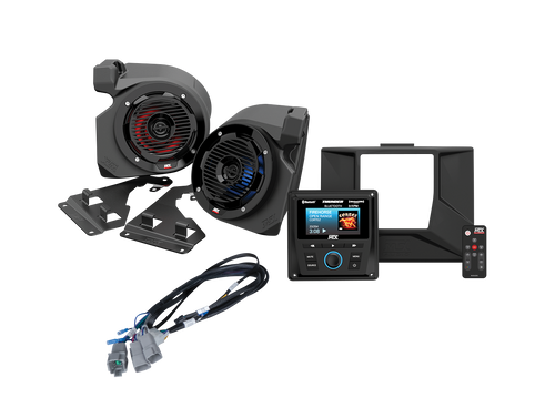2-speaker Audio System For 2014+ Polaris Rzr Vehicles