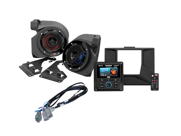 2-speaker Audio System For 2014+ Polaris Rzr Vehicles
