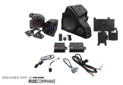 3-speaker Audio System For 2014+ Polaris Rzr Vehicles W/ridecommand