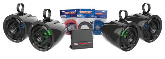 Amplifier And 4 Roll Cage Speaker Package Addition