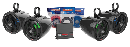 Amplifier And 4 Roll Cage Speaker Package Addition