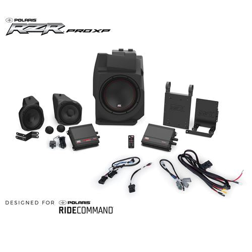 3-speaker Audio System For Polaris Rzr Pro Xp Vehicles W/ridecommand