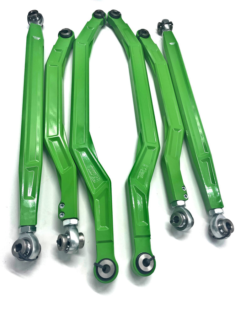 French Radius Rods LM-UTV Kawasaki Teryx KRX 1000 High Clearance Radius Rods (6 pc ...