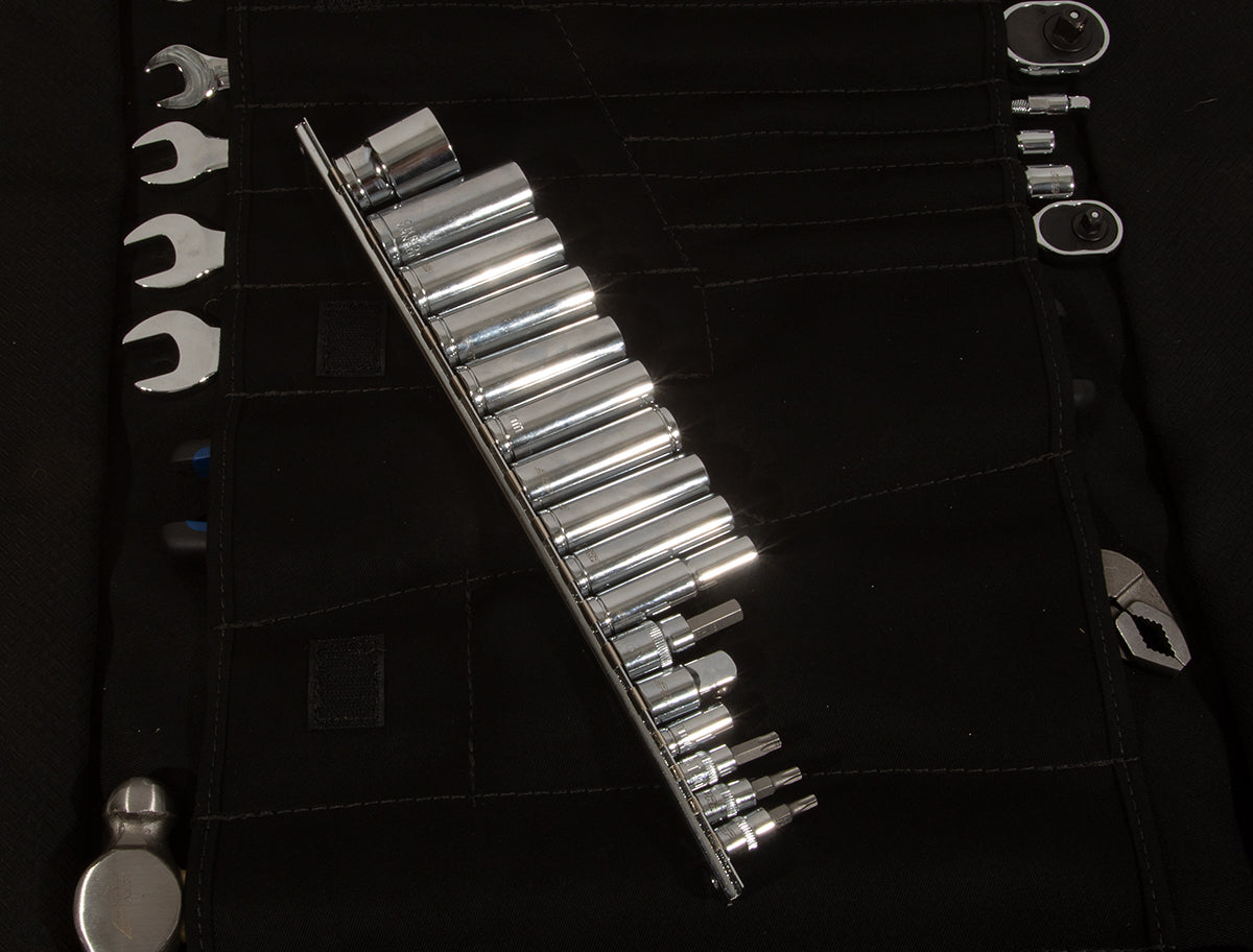 PRP Roll up tool bag-RZR 36pc set