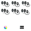 5150 Whips 187 Style Rock Lights W/ Control Harness