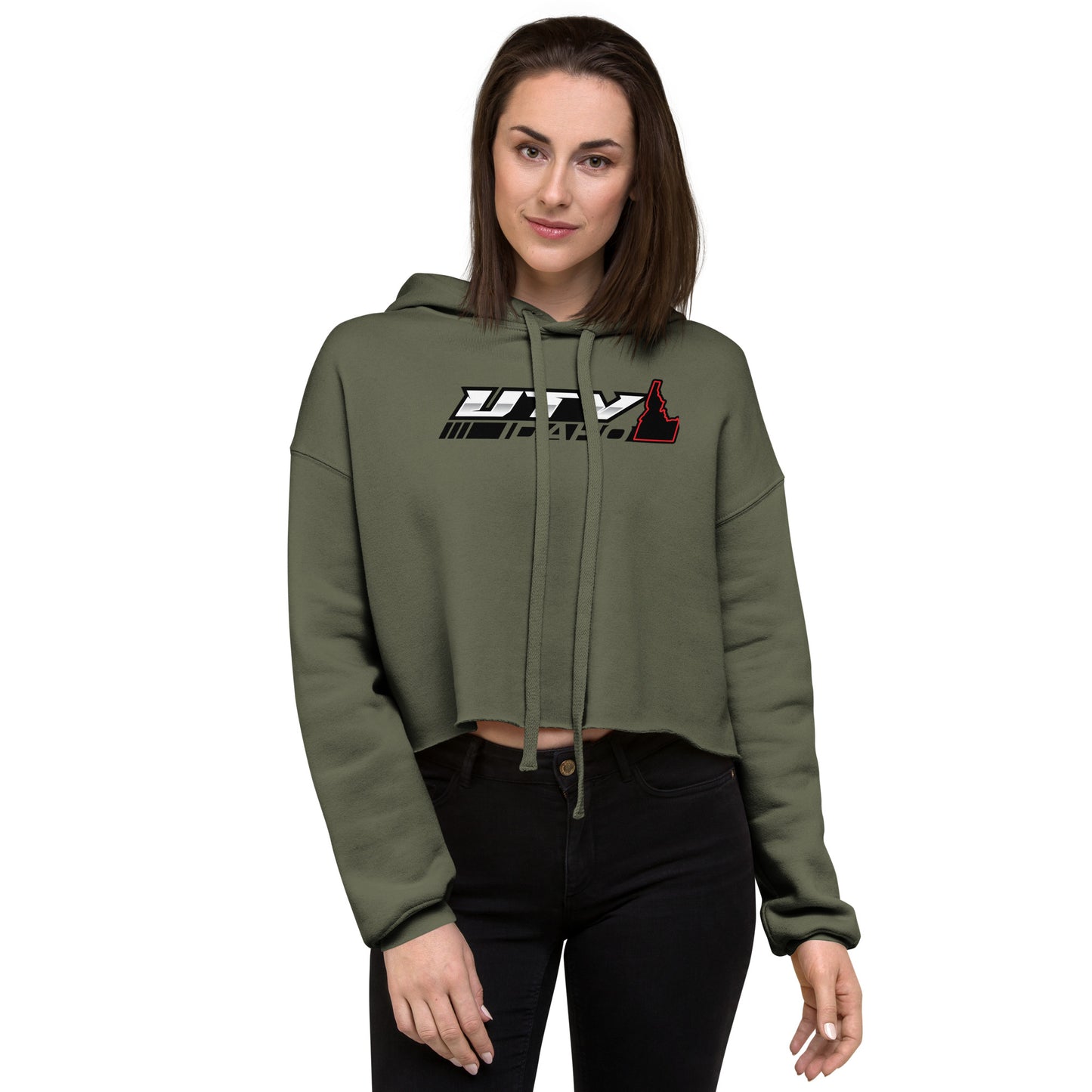 UTV IDAHO Crop Hoodie
