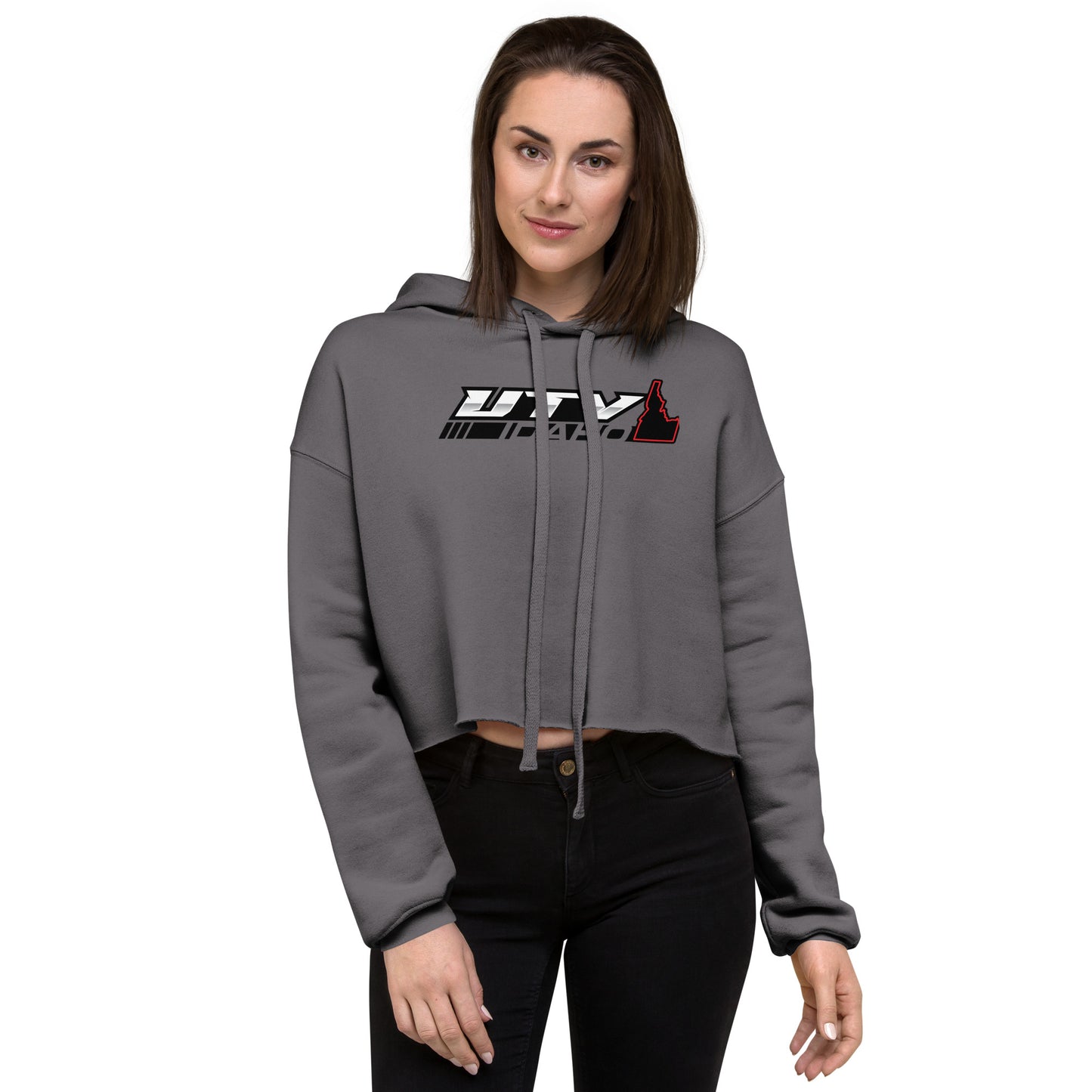 UTV IDAHO Crop Hoodie