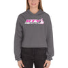 UTV IDAHO PNK/WHT Crop Hoodie