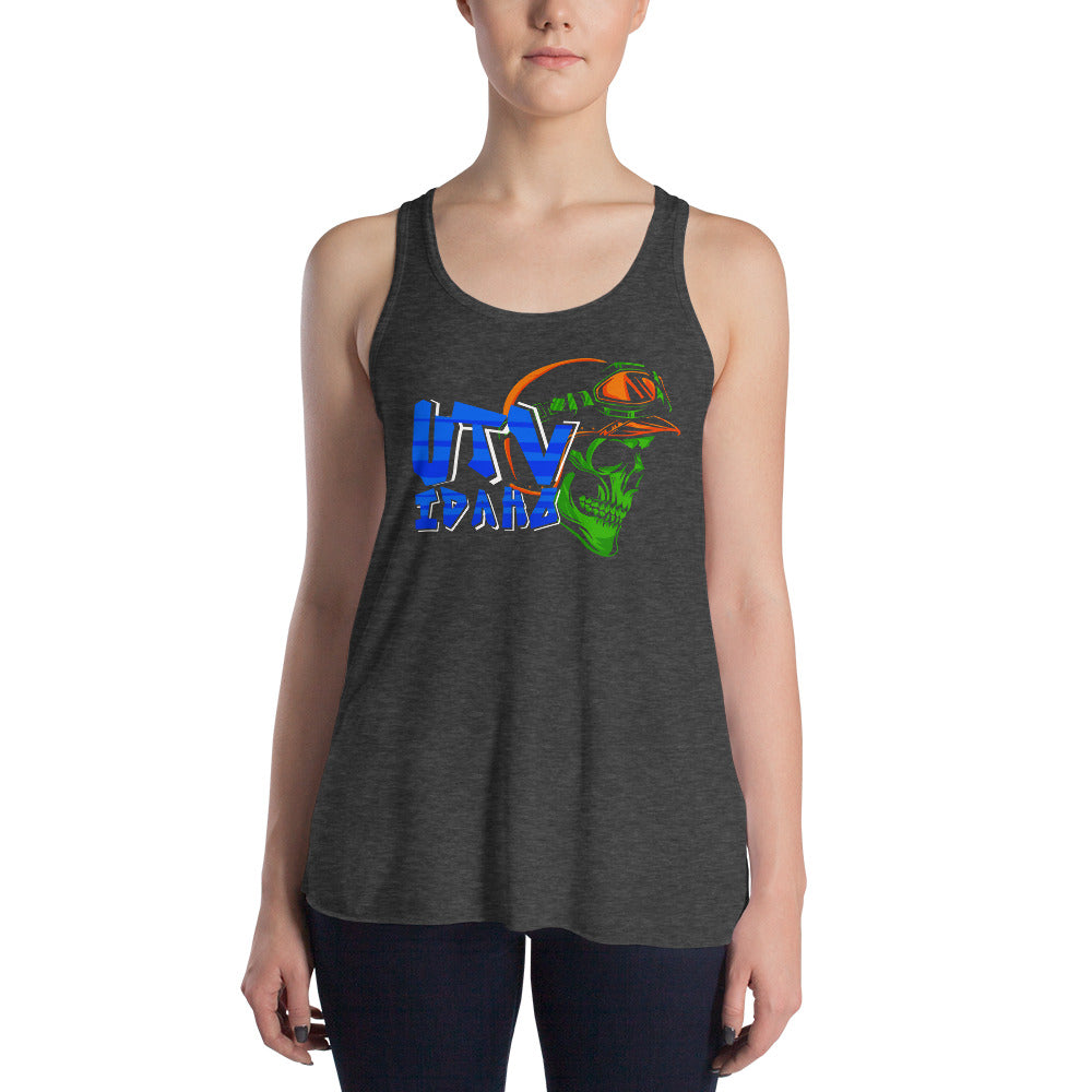 Retro UTV Idaho Women's Flowy Racerback Tank