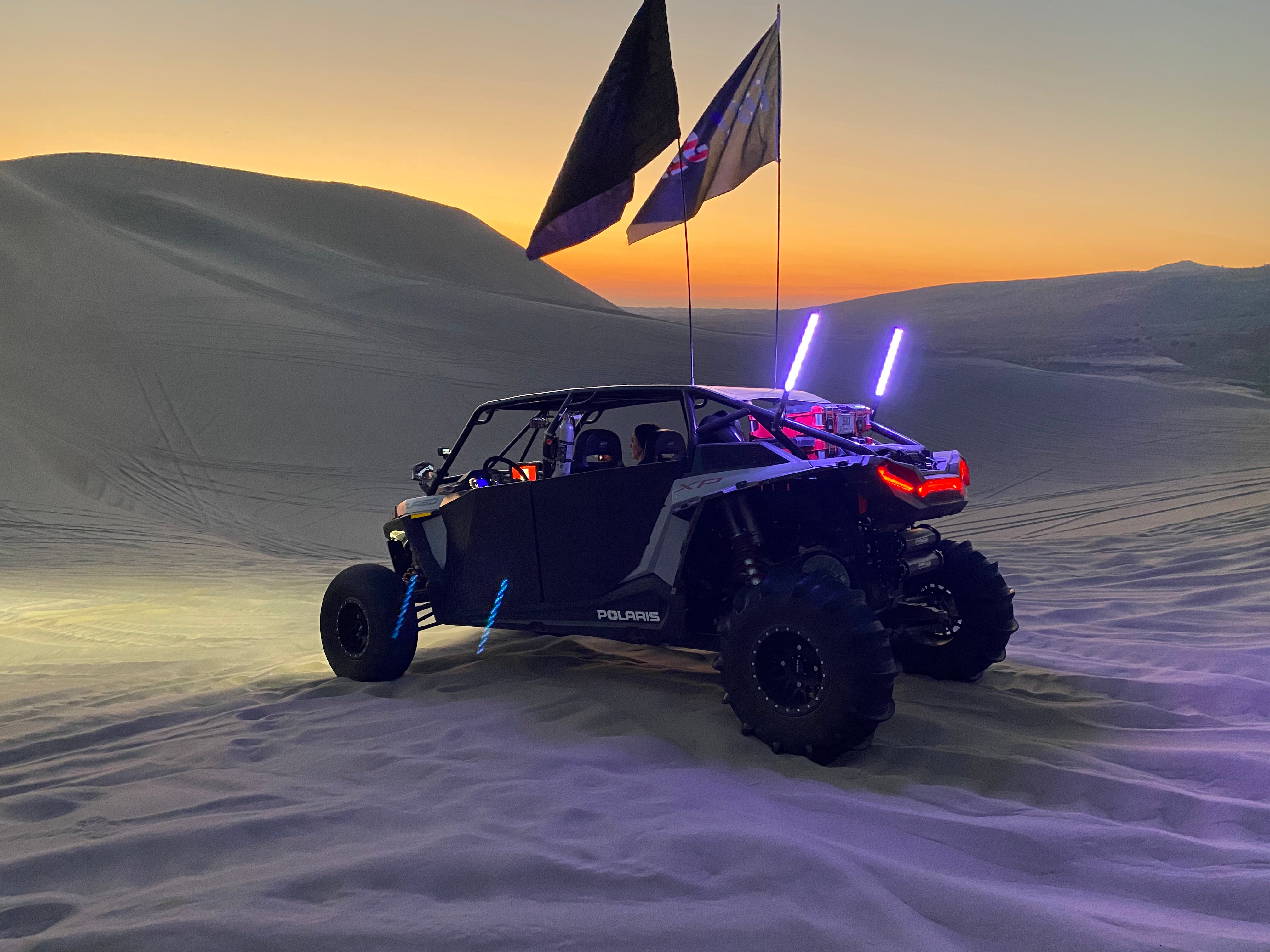 utv in the dunes